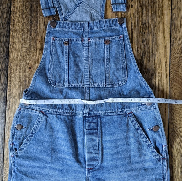 SOLD Free People Denim Overall Shorts - Picture 7 of 7